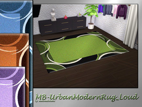 Sims 4 — MB-UrbanModernRug_Loud by matomibotaki — MB-UrbanModernRug_Loud, 3 x 4 sized rug with modern and colorful