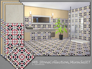Sims 4 — MB-StoneCollection_MiracleSET by matomibotaki — MB-StoneCollection_MiracleSET elegant tile wall and floor set ,
