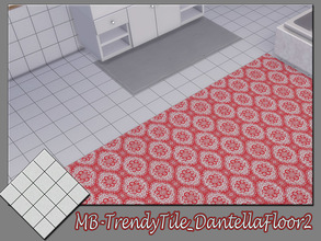 Sims 4 — MB-TrendyTile_DantellaFloor2 by matomibotaki — MB-TrendyTile_DantellaFloor2, colorful and friendly looking tile