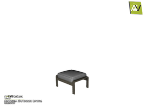 Sims 4 — Ansonia Seat Puff by ArtVitalex — - Ansonia Seat Puff - ArtVitalex@TSR, Dec 2018