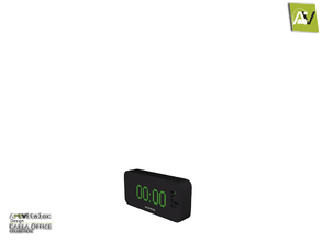 Sims 3 — Karla Digital Clock by ArtVitalex — - Karla Digital Clock - ArtVitalex@TSR, Dec 2018