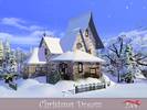 Sims 4 — Christmas 2018 Dream by evi — A comfortable three bedroom house which looks magical with and without the snow.