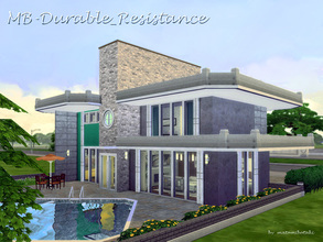 Sims 4 — MB-Durable_Resistance by matomibotaki — Stylish family home , which is comfortable and has a lot of space.