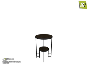 Sims 3 — Noresund End Table by ArtVitalex — - Noresund End Table - ArtVitalex@TSR, Dec 2018