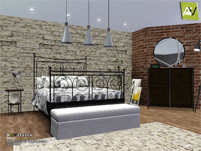 Sims 3 — Noresund Bedroom [Ikea Inspired] by ArtVitalex — - Noresund Bedroom - ArtVitalex@TSR, Dec 2018 - All objects are