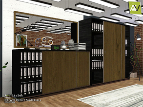 Sims 3 — Drewes Office Materials by ArtVitalex — - Drewes Office Materials - ArtVitalex@TSR, Dec 2018 - All objects are