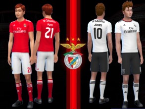 Sims 4 — SL Benfica Kit 2018/19  fitness needed by RJG811 — SL Benfica Kit 2018/19 Jerseys -Jonas, Pizzi, un-numbered