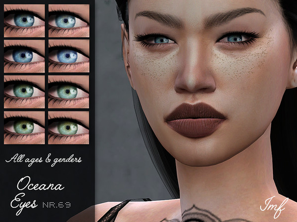 Sims 4 — IMF Oceana Eyes N.69 by IzzieMcFire — - Stand alone item with thumbnail - 8 colors - All ages and genders - HQ