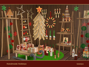 Sims 4 — Handmade Holidays by soloriya — Create special and unique holidays with these handmade objects. The set includes
