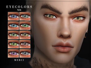Sims 4 — Eyecolors N04 by -Merci- — Eyecolors in 10 Colours. Unisex. Have Fun!