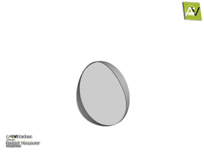 Sims 3 — Benoit Curved Circle Mirror by ArtVitalex — - Benoit Curved Circle Mirror - ArtVitalex@TSR, Dec 2018