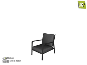 Sims 3 — Garner Living Chair by ArtVitalex — - Garner Living Chair - ArtVitalex@TSR, Dec 2018