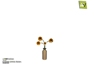 Sims 3 — Garner Vase In Flowers by ArtVitalex — - Garner Vase In Flowers - ArtVitalex@TSR, Dec 2018