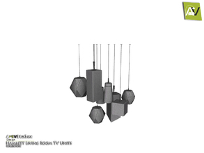 Sims 3 — Hamlett Multiple Ceiling Lamp by ArtVitalex — - Hamlett Multiple Ceiling Lamp - ArtVitalex@TSR, Dec 2018