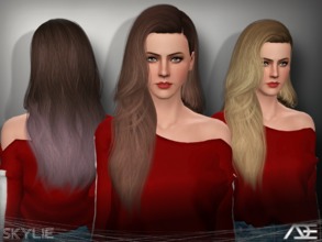 Sims 3 — Ade - Skylie by Ade_Darma — New Hair Mesh No Morph all Bones assigned All LODs