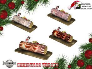 Sims 4 — Christmas treats 2018 cake roll 1 by jomsims — Christmas treats 2018 cake roll 1