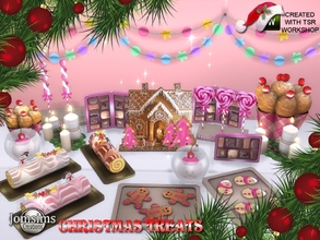 Sims 4 — Christmas treats 2018 by jomsims — Christmas treats 2018. I could not spend Christmas without offering you a set
