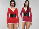 Sims 4 — Christmas Outfit by Puresim — A nice christmas outfit. - 2 swatches - teen to elder - everyday and party