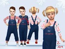 Sims 4 — WinterbabeZ. 10 by Zuckerschnute20 — A comfortable outfit for the little ones with a pretty printed shirt :D 3