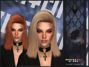 Sims 4 — Nightcrawler-Polaris by Nightcrawler_Sims — NEW HAIR MESH T/E Smooth bone assignment All lods 22colors Works