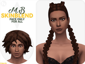 Sims 4 — MB Skinblend (Face Paint) by Nords — Hey guys, I made a face only version of my Mabelle and Monbeau Skinblends,