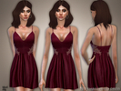 Sims 4 — Red Embellished Dress by Black_Lily — YA/A/Teen 1 Style New item MESH INCLUDED Big Thanks to Metens for the