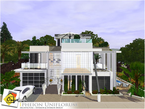 Sims 3 — Ipheion Uniflorum by Onyxium — On the first floor: Living Room | Dining Room | Kitchen | Bathroom | Garage On