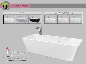 Sims 4 — Kala Bathroom - Bathtub by NynaeveDesign — Kala Bathroom - Bathtub Located in Plumbing - Tubs Price: 1547 Tiles: