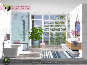 Sims 4 — Kala Bathroom by NynaeveDesign — Take all the things your sim loves about a spa and bring them home to create a
