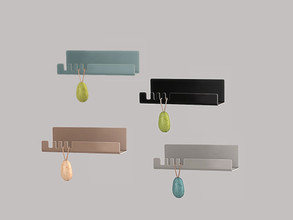 Sims 4 — Bathroom Lusso - Shelf by ung999 — Bathroom Lusso - Shelf Color Options : 4 Located at : Surfaces / display