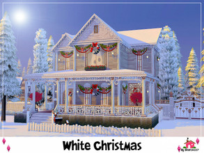 Sims 4 — White Christmas - Nocc by sharon337 — White Christmas is a Family Home built on a 40 x 30 lot. Value $315,751 It