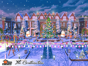 Sims 4 — The Christmas time by autaki — The Christmas time This lot is a community. big park. It has