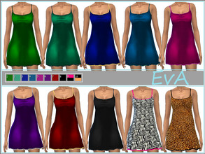 Sims 4 — EVAsims.AF.sleepwear.1 by Eva — EVAsims.AF.sleepwear.1 10 colors dress