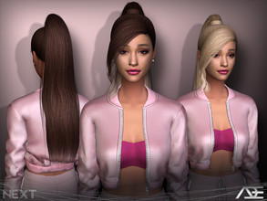 Sims 4 — Ade - Next (Hair Set) by Ade_Darma — This Set Included the HQ (2048x4096 texture size) and NON HQ (1024x2048