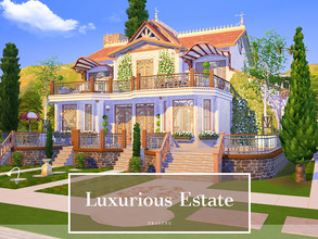 Sims 4 — Luxurious Estate by Pralinesims — By Pralinesims