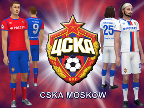 Sims 4 — CSKA Moscow Kit 2018/19 fitness needed by RJG811 — CSKA Moscow Kit 2018/19 jerseys -Fedor Chalov, Kristijan