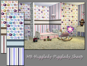 Sims 4 — MB-Higgledy-Piggledy_Sheep by matomibotaki — MB-Higgledy-Piggledy_Sheep, lovely wallpaper for your Sims 4 kids
