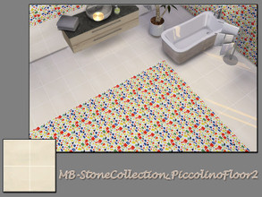 Sims 4 — MB-StoneCollection_PiccolinoFloor2 by matomibotaki — MB-StoneCollection_PiccolinoFloor2, part of the colorful,