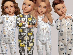 Sims 4 — Toddler Body Collection 02 by MSQSIMS — - 4 Designs - Girls and Boys - Base Game - Top Category - Custom