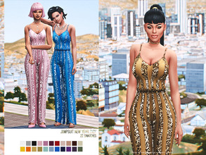 Sims 4 — helgatisha Jumpsuit NEW YEAR by HelgaTisha — 40 swatches (22 color and 18 gradient ) base game compatible custom