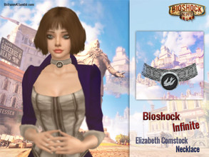 Sims 4 — BritSims - Elizabeth Comstock Necklace (Bioshock Infinite)  by Dibellaa — - New Mesh - For FEMALE/MALE - Young