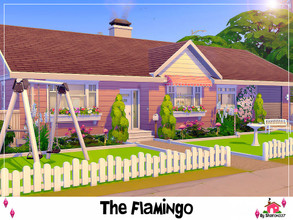 Sims 4 — The Flamingo - Nocc by sharon337 — The Flamingo is a Family Home built on a 40 x 30 lot. Value $126,671 It has 2