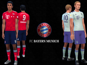 Sims 4 — FC Bayern Munich Kit 2018/19 fitness needed by RJG811 — FC Bayern Munich Kit 2018/19 Jerseys -Robert