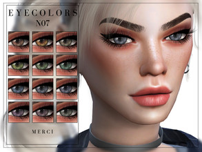 Sims 4 — Eyecolors N07 by -Merci- — Eyecolors in 12 Colours. HQ mod compatible All Ages. Unisex. Have Fun!