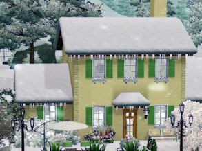 Sims 3 — ancienne Gare empty by sgK452 — this station became a house exists in France in Picardy. I tried to reproduce it
