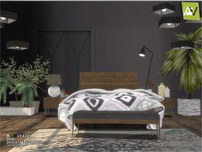 Sims 4 — Dakota Bedroom by ArtVitalex — - Dakota Bedroom - ArtVitalex@TSR, Jan 2019 - All objects three has a different