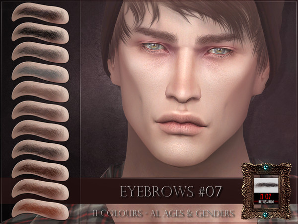 Sims 4 — Eyebrows 07 by RemusSirion — Eyebrows 07 update 2023-03-17: enabled for infants HQ mod compatible: preview