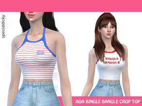 Sims 4 — AOA Bingle Bange Crop Top - Laundry Day needed by specialdicky — Created for: The Sims 4 AOA Bingle Bange Crop