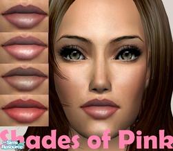 Sims 2 — Shades of Pink Lipstick Set by nikisatez05 —  