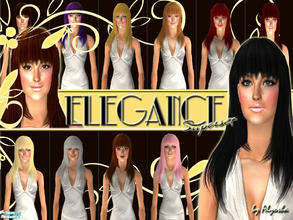 Sims 2 — Elegance Superset! by Alyosha — The full 12 hair recolors from my Elegance and Elegance Extended sets! All in